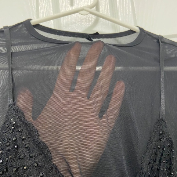 Urban Outfitters // Out From Under Mesh Bra Top // Size S - Picture 8 of 13